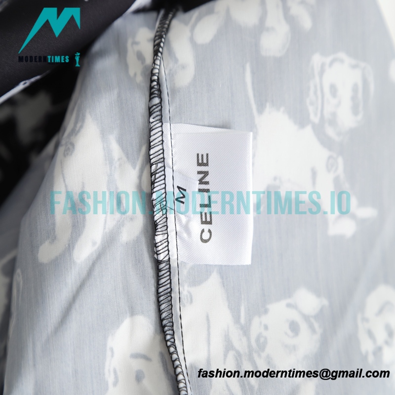 Celine - 22ss Ski Limited Puppy Shirt Short Sleeve Celine - 22ss Ski Limited Puppy Shirt Short Sleeve